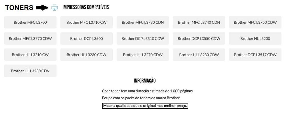 impressora Brother DCP-L8410CDW + 7 Toners