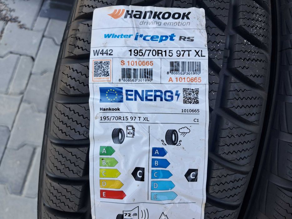 Резина зимова, нова, Hankook I'Cept RS W442 195\70 R15
