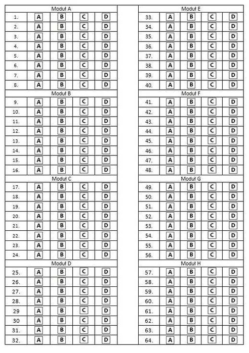 Certyfikat Kompetencji Zawodowych w transporcie rzeczy, zadania, testy