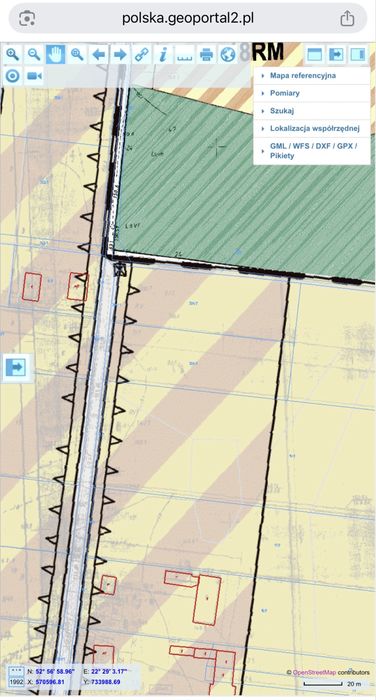 Działka 3000m2 Osipy Lepertowizna