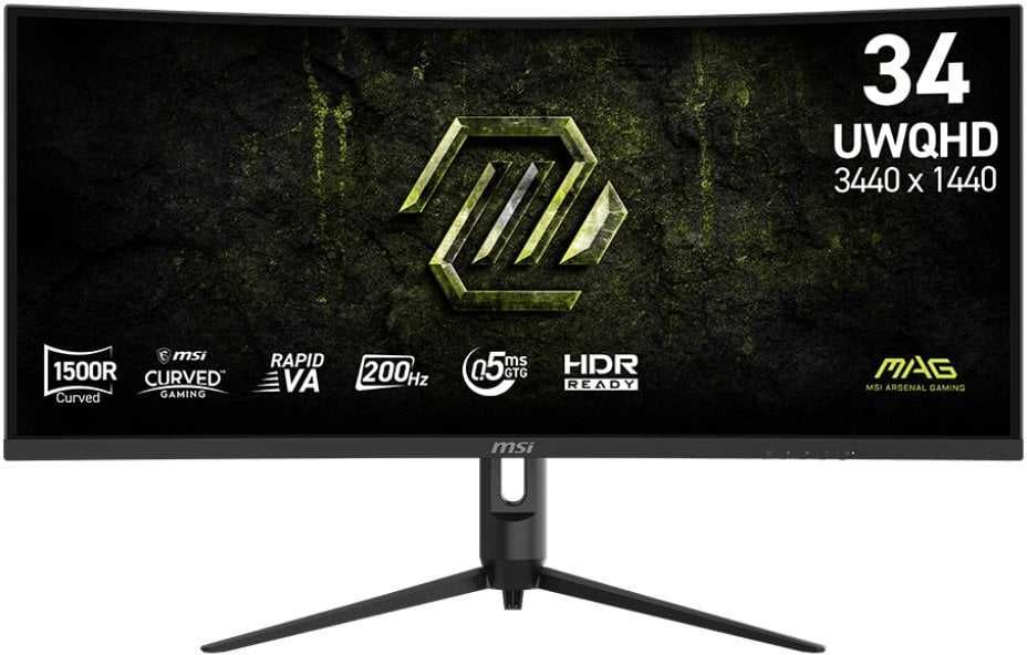 Монитор MSI 34" MAG 342CQRF E20 Black/ VA / 200 Гц