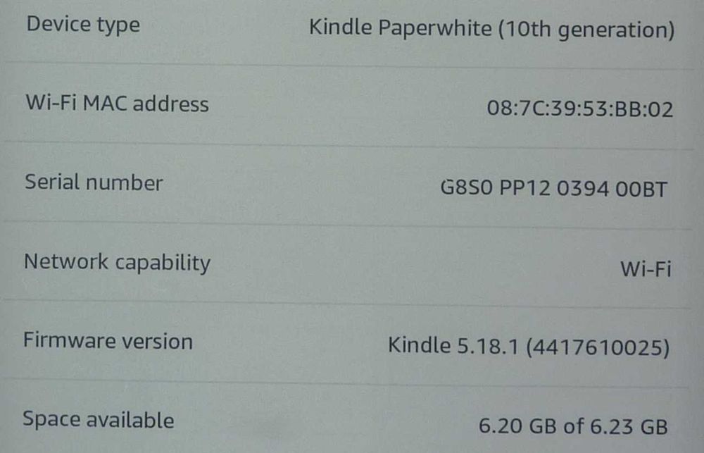Kindle paperwhite 4 10th generacja - 8 GB pamięci Z REKLAMAMI "00BT"