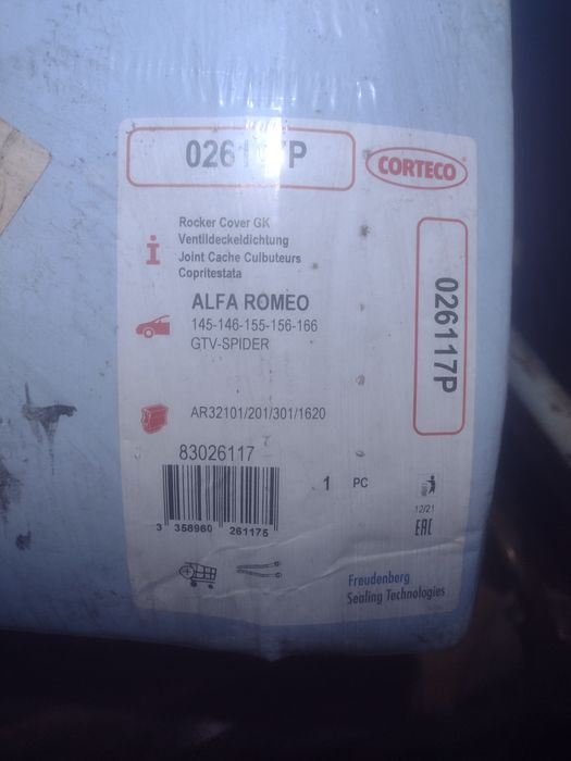 Прокладки Alfa Romeo 145-146-155-156-166