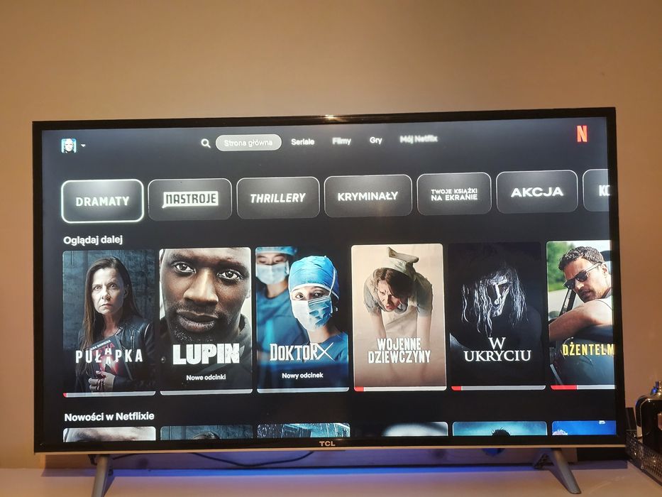 Telewizor tcl 43 cale smart