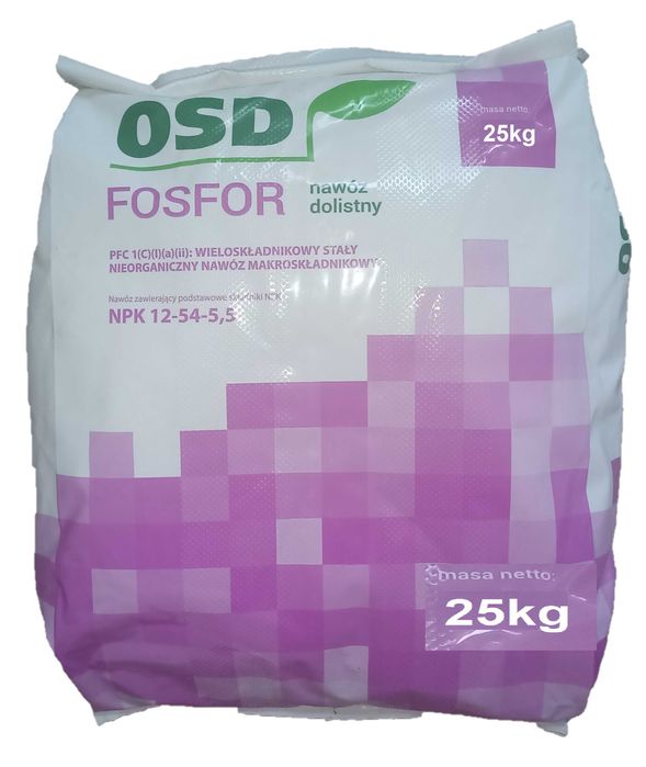 OSD FOSFOR 25 kg na 8 ha, stymulator wzrostu, nawóz dolistny fosforowy