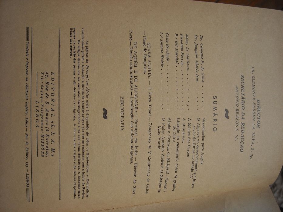 Fasciculos Portugal em Africa - anos 40 - bom estado