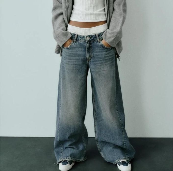 Жіночі джинси з подвійним поясом