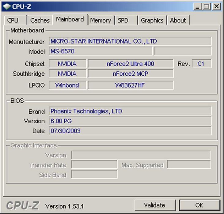 RETRO Płyta główna MSI K7N2 nForce 2 AMD AthlonXP 2500+ Barton 1GB RAM