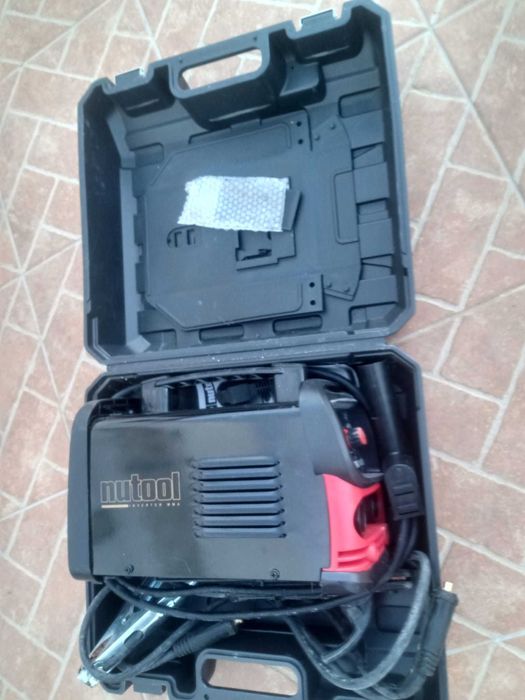 Máquina de Soldar Nutool Inverter 140A + Máscara + Elétrodos – Quase Nova