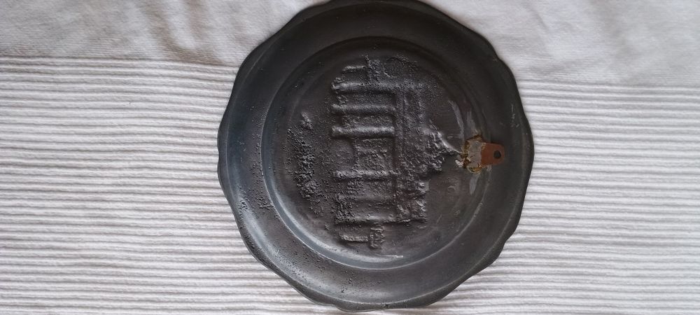 Talerz cynowy Brama Brandenburska