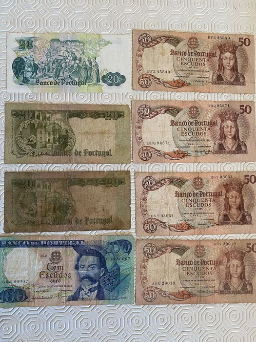 Notas antigas portuguesas