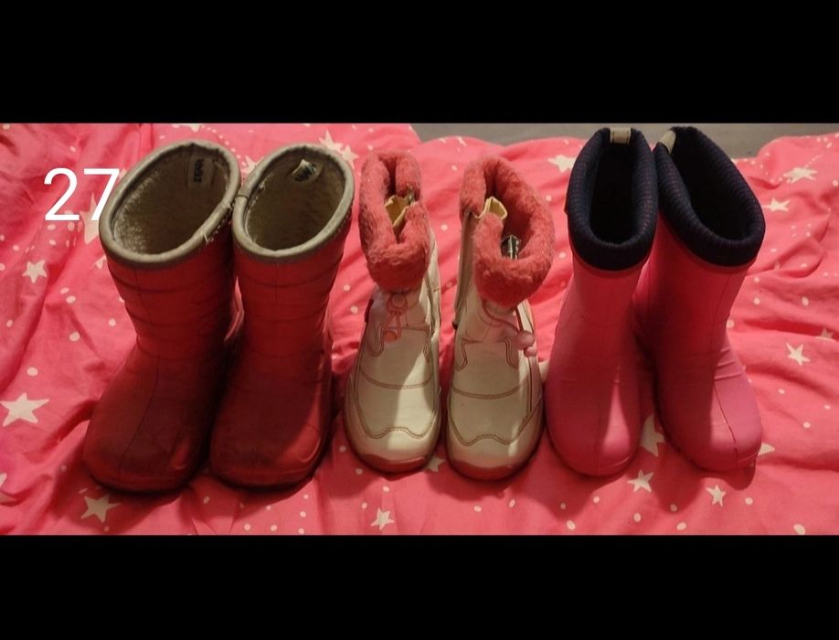 Mega paka (23szt) buty dla dziewczynki 29 30 Timberland Guliwer Sinsay