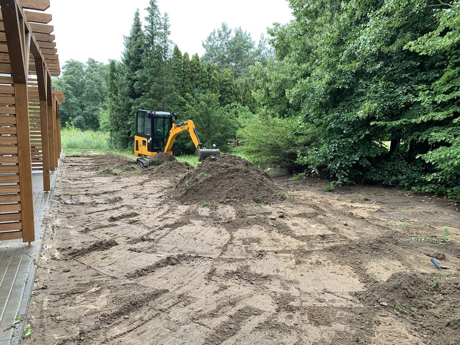 Roboty ziemne usługi minikoparka miniładowarka AVANT JCB bobcat
