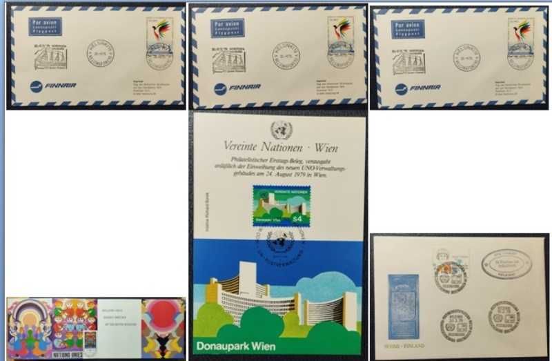 Lote com 34 envelopes/FDC ideais para colecionar (R034)