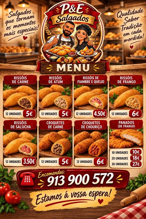 P & E Salgados Caseiros