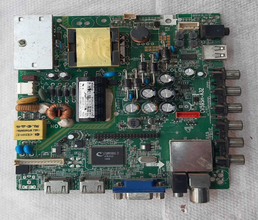 cv59sh-a32 mainboard placa unica tv tensai t-dld32b