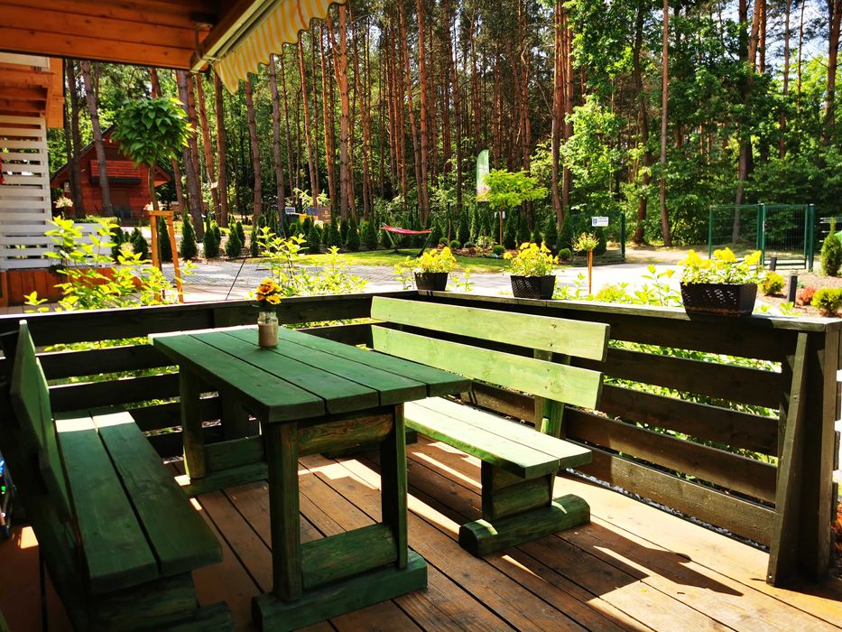 Domek nad zalewem Chańcza letniskowy balia, sauna LEŚNY CZAR