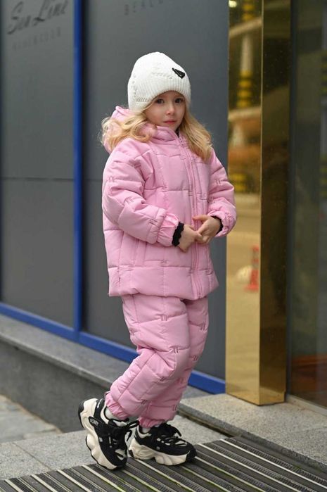 Зимовий костюм для дівчинки, розміри на рости 104-128