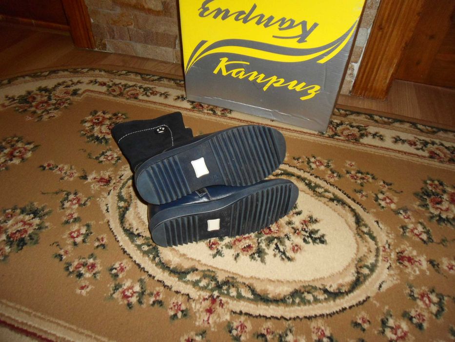 Зимние сапоги Каприз . Кожа, замша, овчина. р. 33. Супер модель.