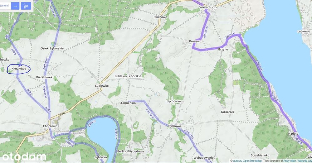 Dzialka Nad Morzem budowlana Kopalino Lubiatowo Kierzkowo Jezioro Las - Widok 4