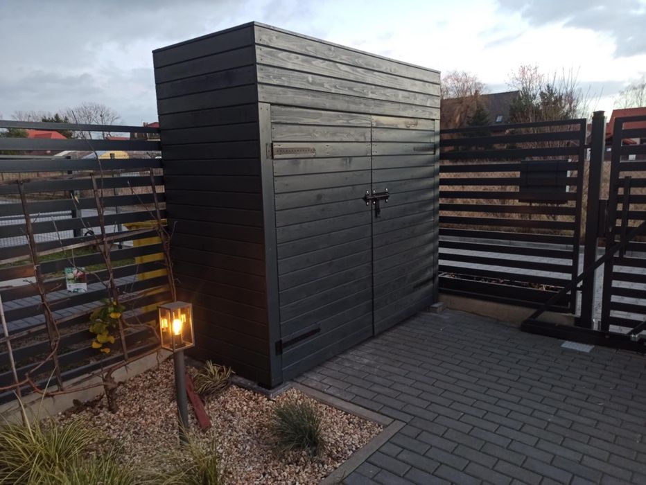 Zabudowa na kosze, schowek na rowery