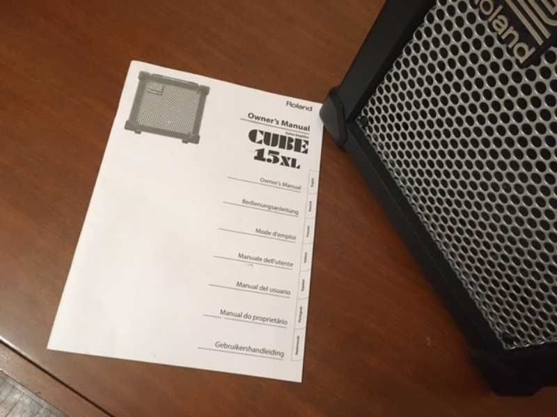 Amplificador de guitarra Roland Cube 15XL novo
