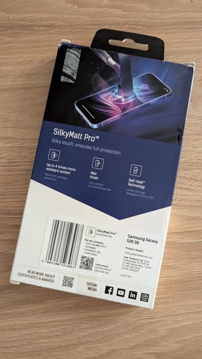 Samsung Galaxy S20 Folia na ekran 3MK Silky Mat Pro