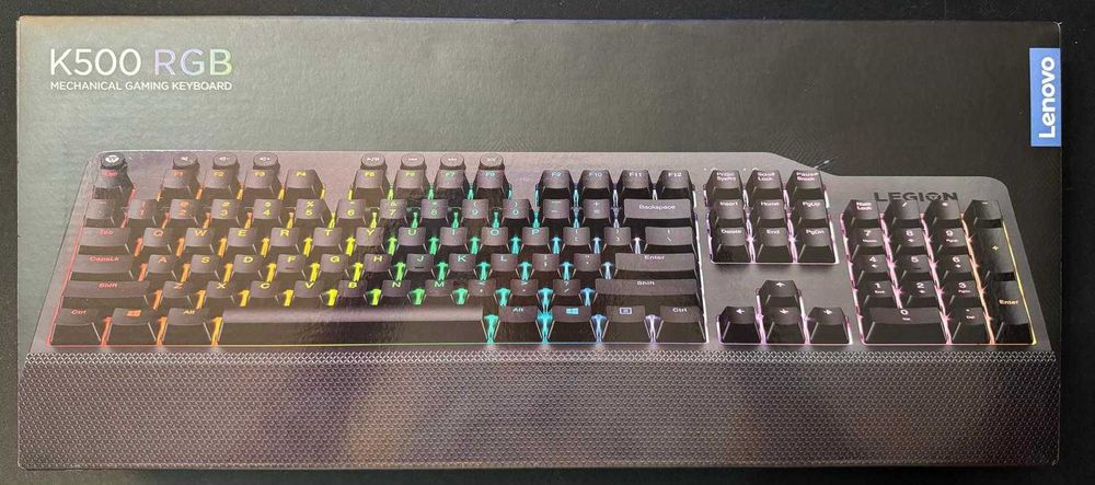 Teclado Mecânico Lenovo Gaming K500 Rgb Mechanical Gaming Keyboard PT