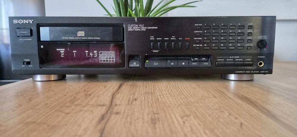 Sony CDP-911 odtwarzacz płyt kompaktowych wysoki model
