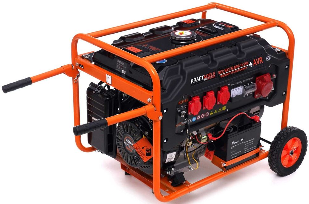 agregat prądotwórczy generator trójfazowy 230V 400V AVR na kołach PB95