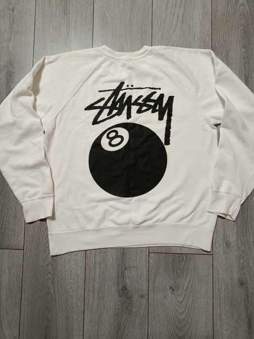 Білий світшот Stussy