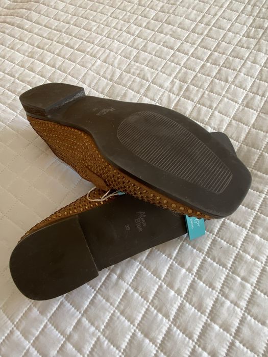 Alma Blue mocassins