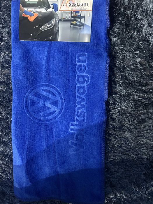 Mikrofibra volkswagen granatowa