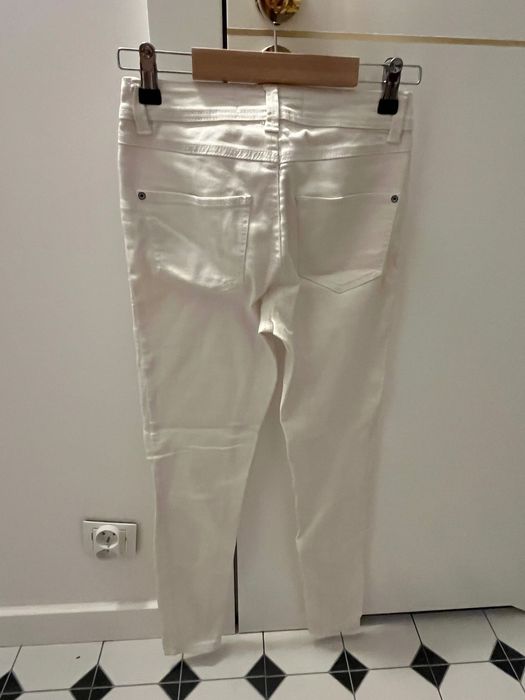Białe dżinsy jeansy skinny rurki New Look rozm. 34 nowe
