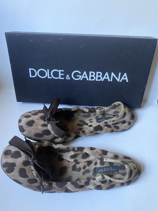 Dolce&Gabbana балетки 40,5 текстіль