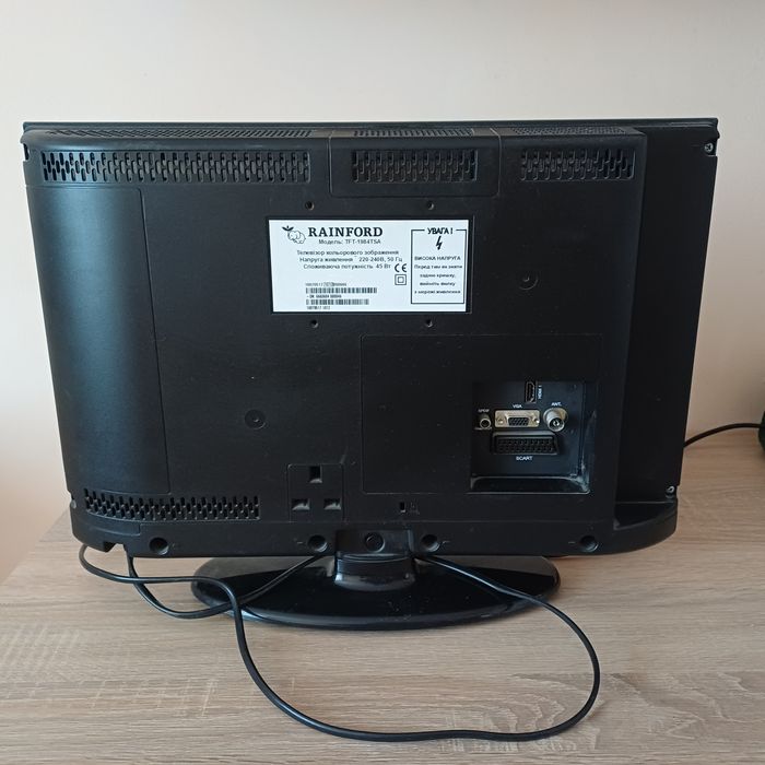 Телевізор кольорового зображення Rainford TFT-1984TSA