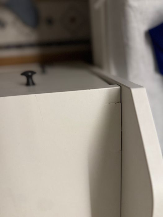 Comoda quarto branca ikea Hauga