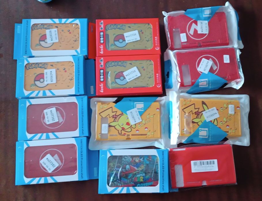 C/OFERTA! Só 14,99!Ult. Unidades!Capas 360° p/ NINTENDO SWITCH e OLED64740940715907122