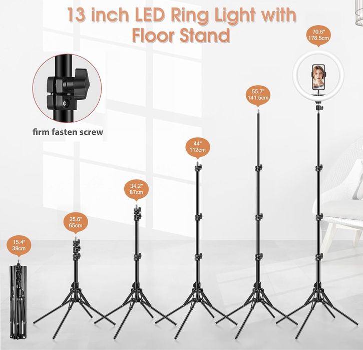 Lampa pierścieniowa LED 30CM STATYW Do zdjęć Pilot