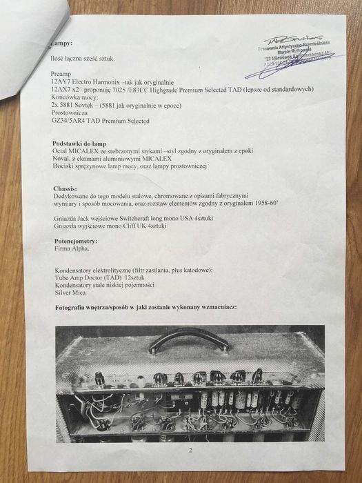 Bassman + dokumentacja z budowy :)