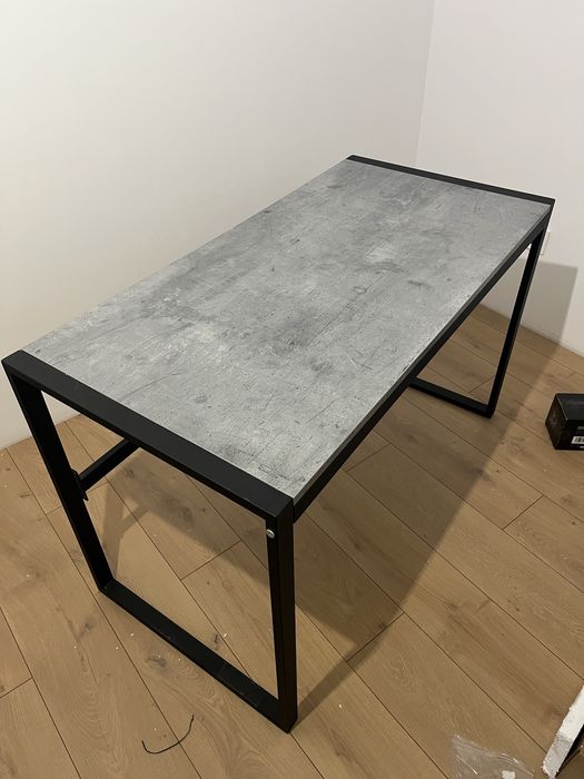 Biurko loft dąb beton 120 nowoczesny design