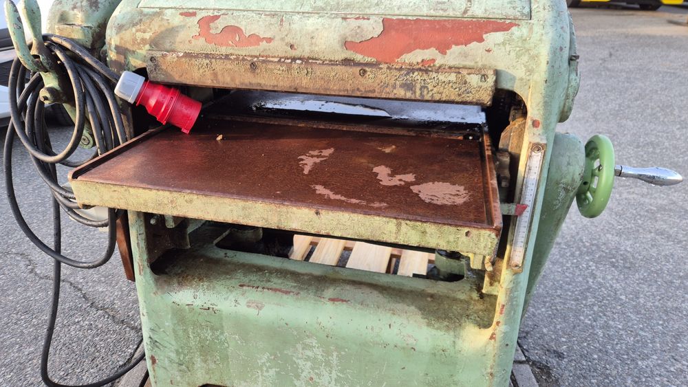 Grubościówka VEB DH6 wał 63cm sprawna 1955 rok 20cm wys strugania