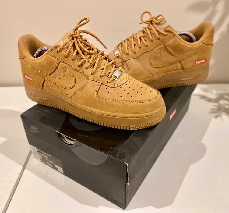 Nike Air Force 1 Low SP Supreme Wheat EU 37.5