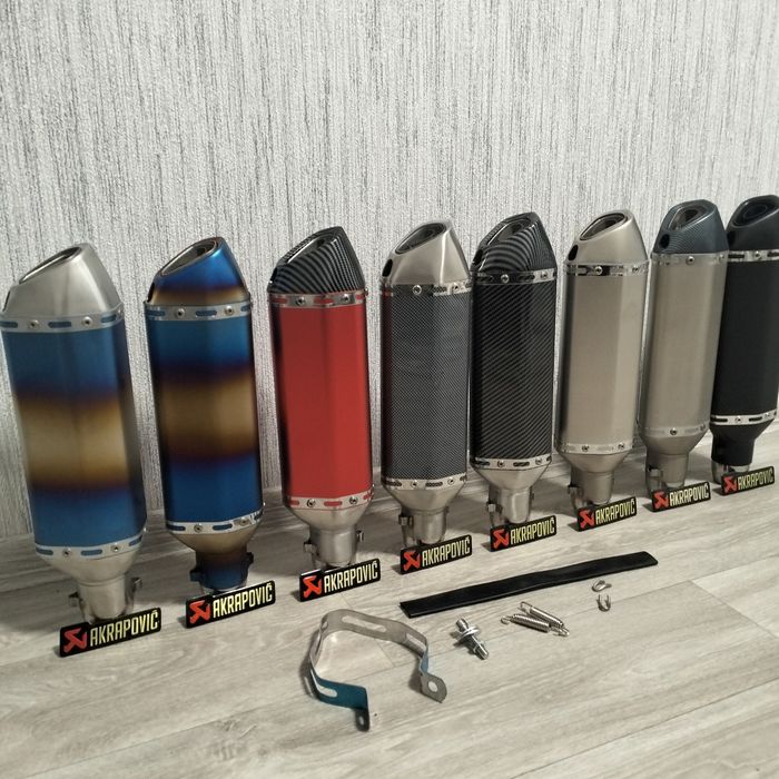 370мм Прямоточный глушитель akrapovic прямоток
