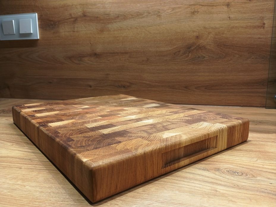 Deska do krojenia dębowa sztorcowa