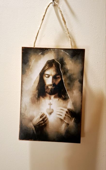 Obrazki zawieszki na ścianę ręcznie zdobione Rękodzieło Prezent