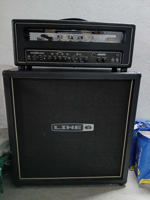 Amplificador Line 6 Spider Valve HD100 + coluna