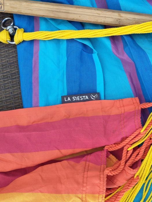 Cadeiras e cama de suspensão marca la siesta