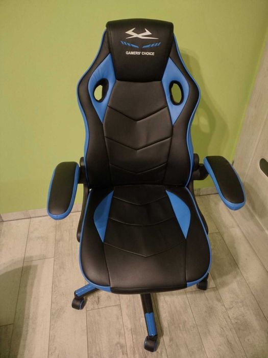 Fotel biurowy obracany regulowny ze skóry - 100% sprawny polecam