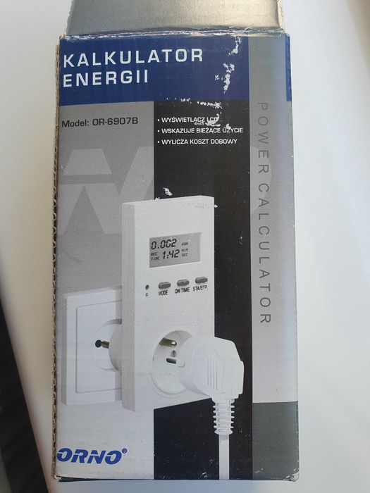 Miernik kalkulator zużycia energii elektrycznej Orno OR-6907B